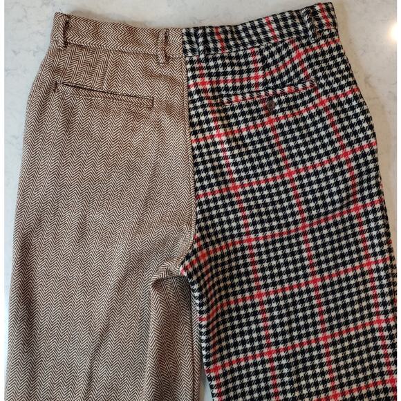 ROWING BLAZERS x TARGET Mixed Print Houndstooth Herringbone Pants Men's Size 32 - Picture 5 of 9